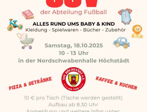 SSV Flohmarkt und Kinderkleiderbasar: Save the dates!